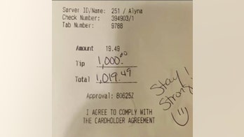 Houston restaurant owner says staff cheered after getting $1,000 tip on $19 order: 'Our hearts are full tonight'
