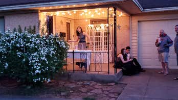 Texas family hosts 'prom on the porch' when big dance is canceled due to coronavirus pandemic