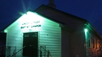 Kentucky church lights up green to show compassion for health care workers