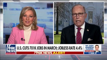 Larry Kudlow on March job losses: Coronavirus caused temporary interruption of a 'very prosperous' economy