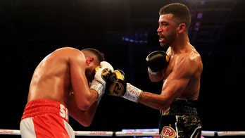 Professional boxer Sam Maxwell appears to suffer Tyson Fury-like mishap