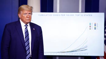 Trump slams 'complaining' Dem governor at coronavirus briefing as officials brace US for pandemic 'peak'