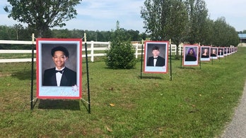 Florida principal lines high school's driveway with 2020 class photos