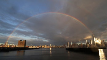 Hope amid coronavirus gloom: Stunning NYC rainbow caught on camera