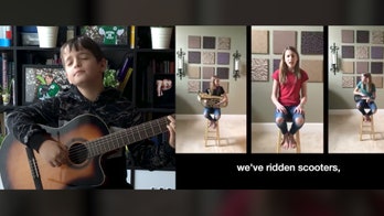 Kids create music to help others cope with the coronavirus