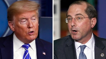 Trump: HHS Secretary Azar 'doing an excellent job,' reports he'll be 'fired' false