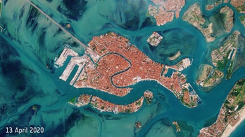 Venice canals empty after Easter in new satellite images amid coronavirus lockdown