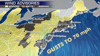NYC under high wind warning, storm threatens 'damaging' gusts to 70 mph in cities where tents set up for coronavirus