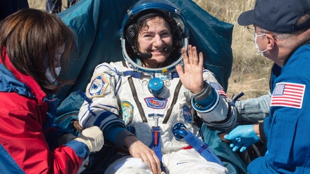 NASA astronauts return from space station to coronavirus-ravaged world
