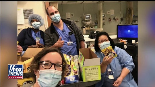 NJ nurse fights coronavirus with food donations: 'Everybody is smiling underneath their masks'