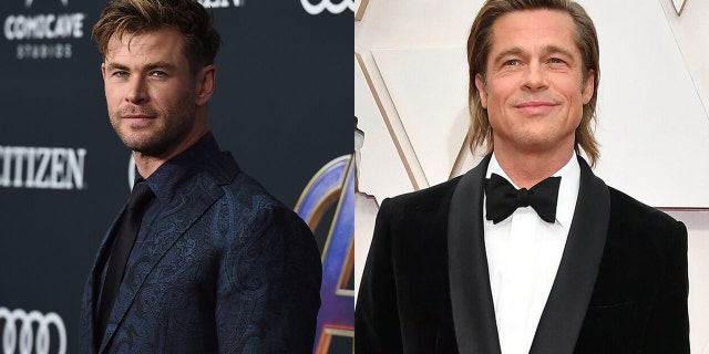 Chris Hemsworth opened up about meeting Brad Pitt for the first time.