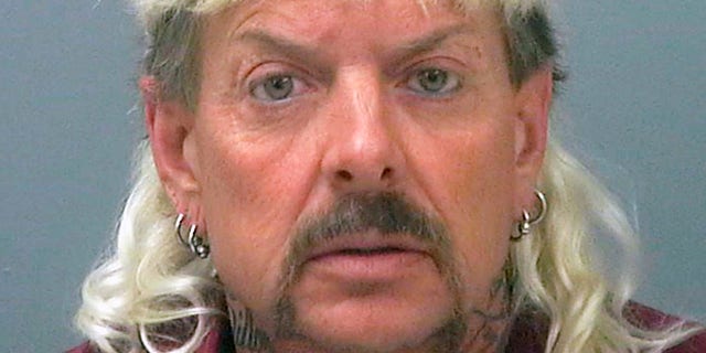 Joseph Maldonado-Passage, also known as 'Joe Exotic,' has submitted documents asking for a presidential pardon after being sentenced to 22-years in prison. (Santa Rosa County Jail via AP, File)