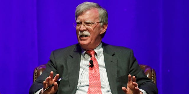 John Bolton speaks to security panel