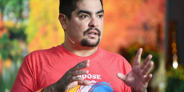 Chef Aaron Sanchez, seen here during the New York City Wine & Food Festival in 2018, recommends one-pot dishes and lots of great base ingredients. (Photo by Dave Kotinsky/Getty Images for NYCWFF)