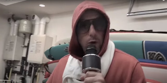 Adam Sandler appeared on an at-home episode of "Saturday Night Live" to perform a quarantine-themed song with Pete Davidson.