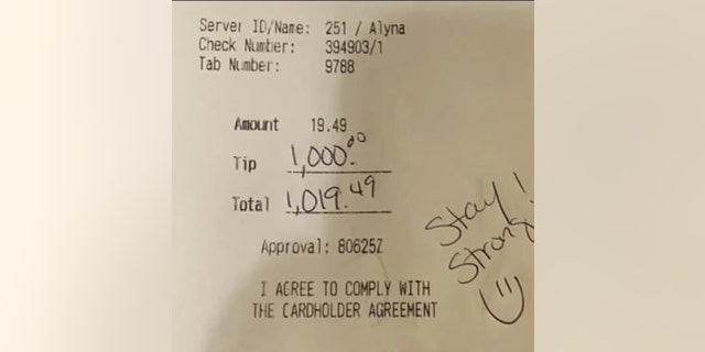 “It was like we weren’t closed for regular business," the owner said of the restaurant's lively atmosphere after staff learned of the generous tip.