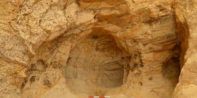 The cave was discovered by rail workers following a landslide.