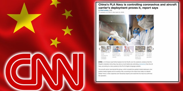 CNN changed a story on its website Wednesday after being widely accused of originally publishing "Chinese propaganda."