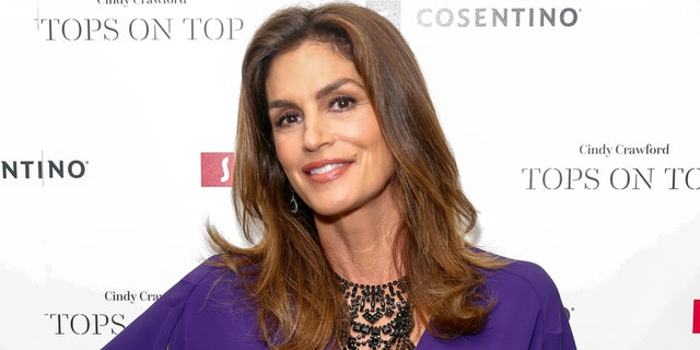 Cindy Crawford shared a sneak peek of her birthday celebration with a throwback and current photo she posted to her Instagram. (Bob Levey/Getty Images)