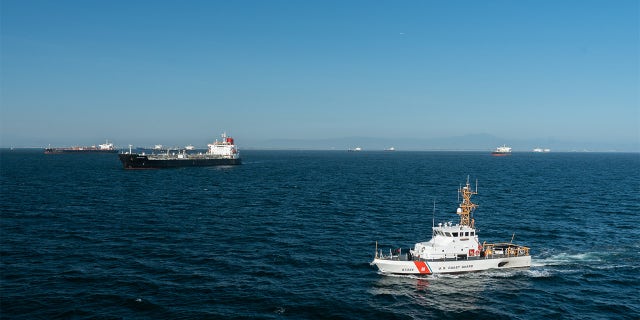 Coast Guard Cutter Narwhal patrols the coast of Southern California, April 23, 2020. (U.S. Coast Guard photo by Petty Officer Third Class Aidan Cooney)