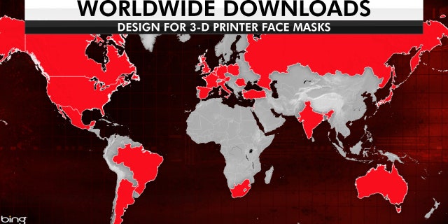 Rowan University's face mask designs have been downloaded more than 41,000 times in nearly 145 countries.