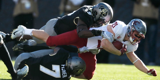 The Eagles took Davion Taylor. (AP Photo/David Zalubowski, File)