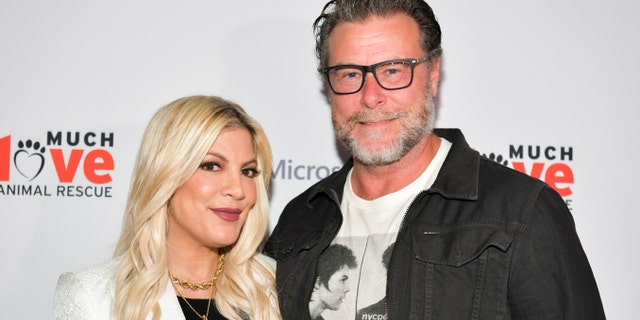 Tori Spelling (left) and Dean McDermot. (Photo by Rodin Eckenroth/Getty Images)