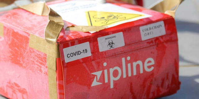 This delivered case has COVID-19 test samples from rural villages in Ghana.
