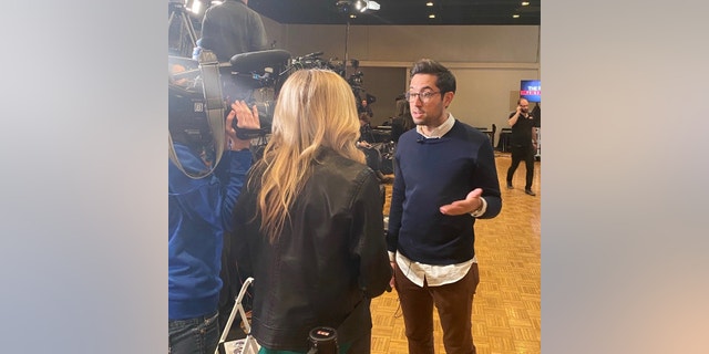 TJ Ducklo spends most of his day talking to reporters, "answering questions for their stories and getting them the information they need to report accurately on the Vice President and the campaign."