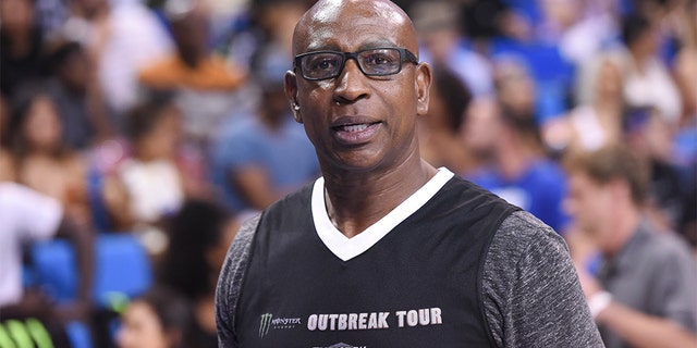 Eric Dickerson attends Monster Energy Outbreak Presents $50K Charity Challenge Celebrity Basketball Game at UCLA's Pauley Pavilion on July 17, 2018 in Westwood, California. (Photo by Vivien Killilea/Getty Images Idol Roc)