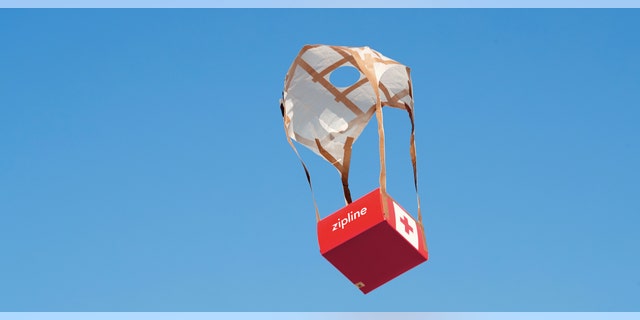 Zipline delivers medical supplies in remote places using unmanned drones.