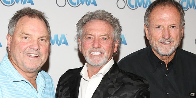 (LR) Steve Gatlin, Larry Gatlin and Rudy Gatlin of the 'Gatlin Brothers Band' have postponed several concerts in 2020 due to the ongoing coronavirus pandemic.