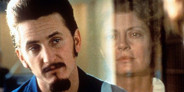 Sean Penn in prison in a scene from the film