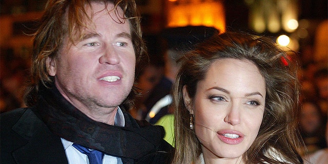 Val Kilmer and Angelina Jolie, circa 2005.