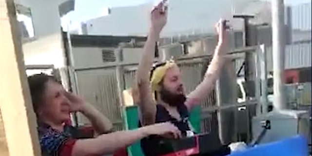 Video shared by Forces Compare showed HMS Trenchant sailors partying dockside.