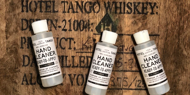 Hotel Tango Distillery sent its sanitizer to over 30 Indiana locations on the frontlines from medical facilities to deployed military units. (Hotel Tango Distillery)