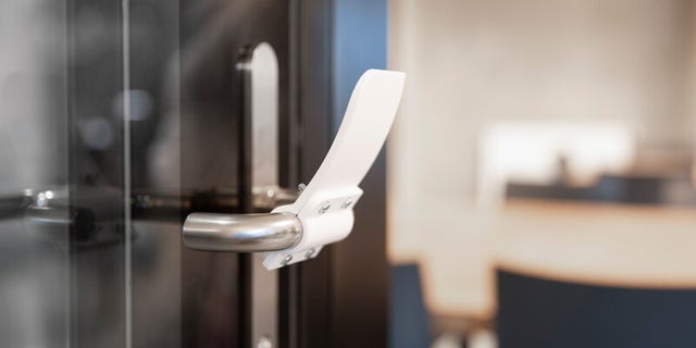 Materialise has made its hands-free door opener design freely available for download.