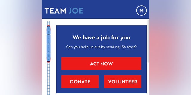 Joe Biden's campaign launched a free app in December, to build community engagement.
