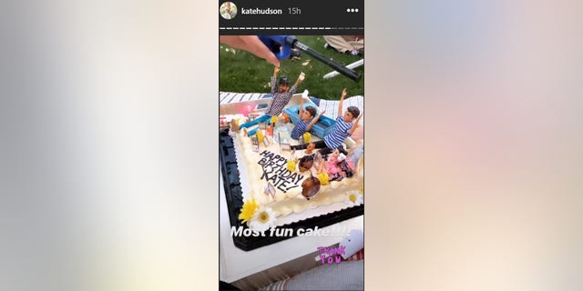 Kate Hudson's birthday cake.
