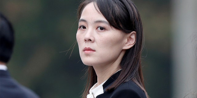 Kim Yo Jong, sister of North Korea's leader Kim Jong Un attends a wreath-laying ceremony at Ho Chi Minh Mausoleum in Hanoi, Vietnam March 2, 2019. 