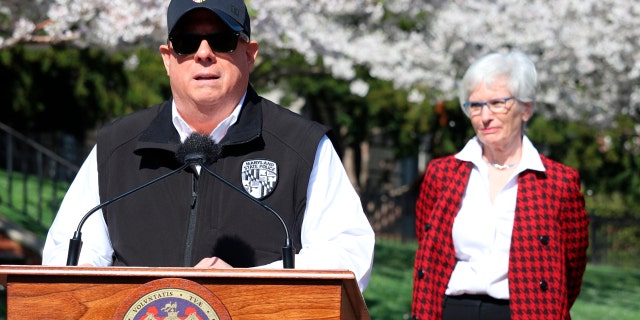 Maryland Gov. Larry Hogan announces a "stay-at-home" directive during a news conference on Monday, March 30, 2020, in Annapolis, Md.