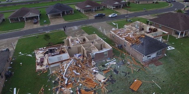 Tornado damage in Louisiana where hundreds of homes were impacted ...