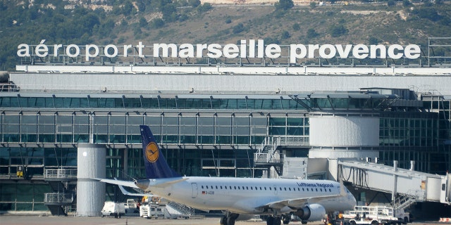 This photo taken on June 30, 2015 shows the Marseille-Provence airport in Marignane.