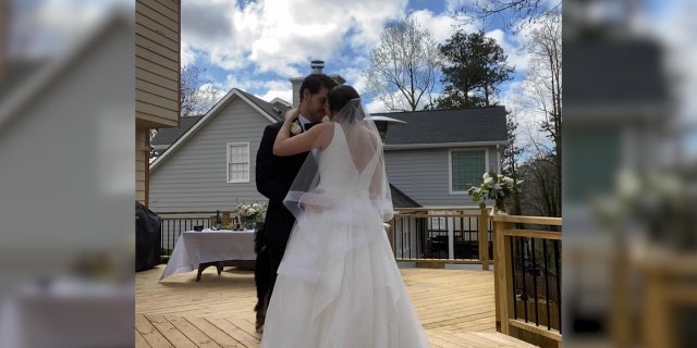 Atlanta couple Kenna and Travis Grenier always dreamed of the day they would say “I do”. With coronavirus crashing weddings around the country, many couples are postponing their big day. But for some couples like the Greniers, the show must go on.