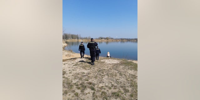 Authorities said that no citations were issued, and that sunbathers donned the appropriate facial attire.