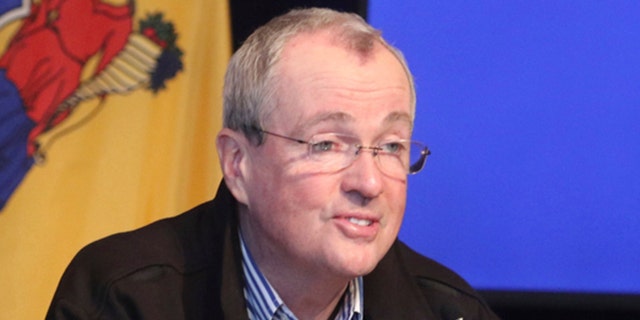 New Jersey Governor Phil Murphy poses for a photo during a press conference in Trenton, New Jersey on April 11. (Chris Pedota/The Record via AP, Pool)