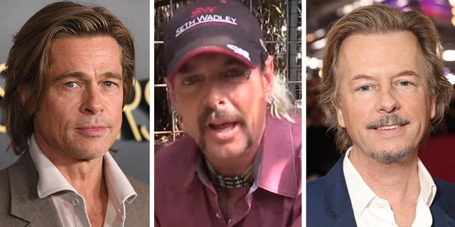 Brad Pitt, Joe Exotic, David Spade