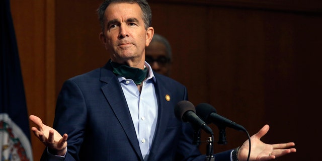 Ralph Northam Blames Virginia Drivers For Getting Stranded On I-95: 'People Need To Pay Attention' 3 Virginia Governor Ralph Northam gestures while answering a question during his press briefing inside the Patrick Henry Building in Richmond, Va., Monday, April 20, 2020. (Bob Brown/Richmond Times-Dispatch via AP)