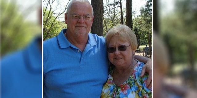 Sandy Blankenship pictured with her husband, Rex.