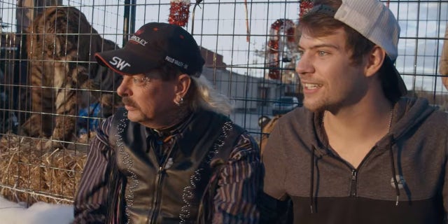 Joe Exotic's husband, Dillon Passage, opened up about how their marriage works while he's behind bars.